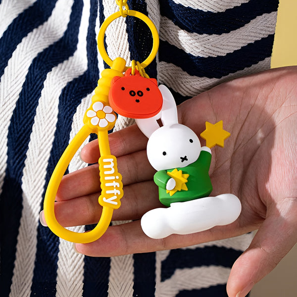 Miffy Moon & Star Friends Keychain