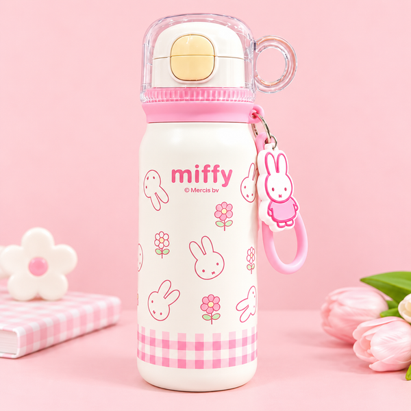 Miffy Pink Picnic Insulated Bottle