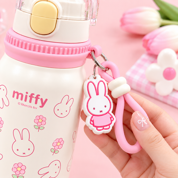 Miffy Pink Picnic Insulated Bottle