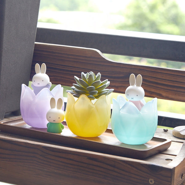 Miffy Tulip Treasure Pot – Removable Figure Jewelry Holder - Surprise Box