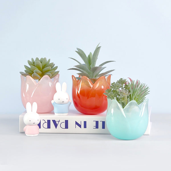 Miffy Tulip Treasure Pot – Removable Figure Jewelry Holder - Surprise Box