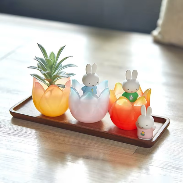 Miffy Tulip Treasure Pot – Removable Figure Jewelry Holder - Surprise Box