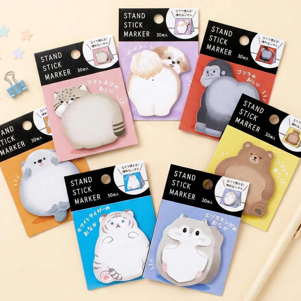 Mind Wave Animal Stand Sticky Notes