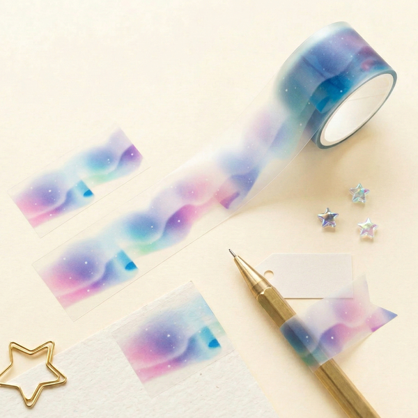 Mind Wave Clear Masking Tape - Aurora