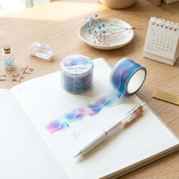 Mind Wave Clear Masking Tape - Aurora