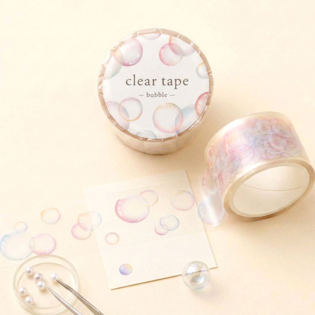 Mind Wave Clear Masking Tape - Bubble