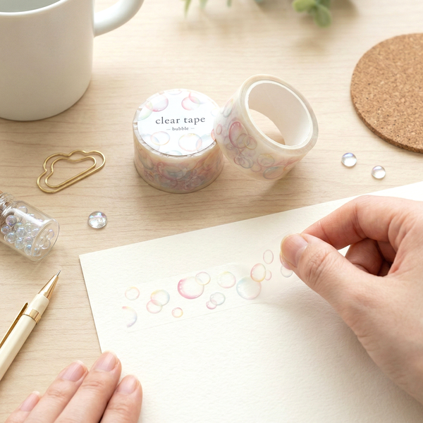 Mind Wave Clear Masking Tape - Bubble