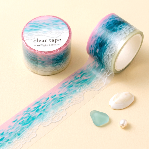 Mind Wave Clear Masking Tape - Limited Edition - Twilight Beach