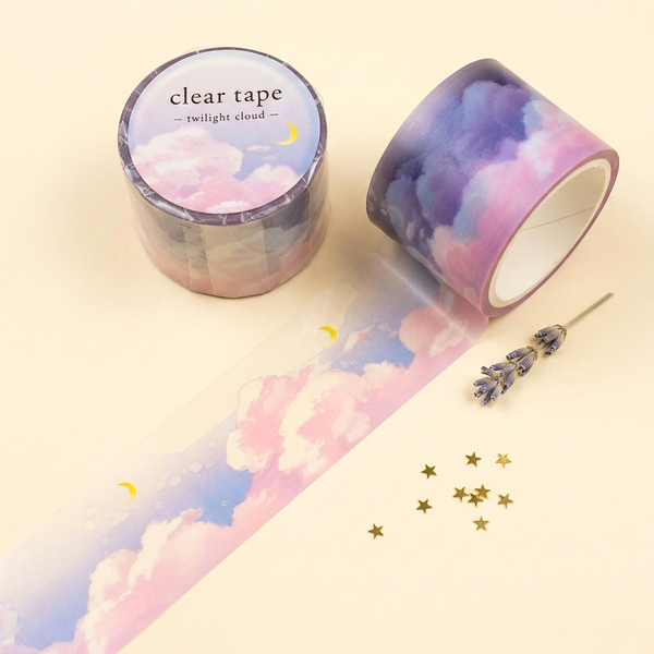 Mind Wave Clear Masking Tape - Limited Edition - Twilight Cloud