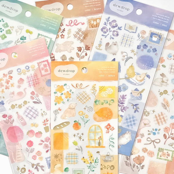 Mind Wave Dew Drop Stickers