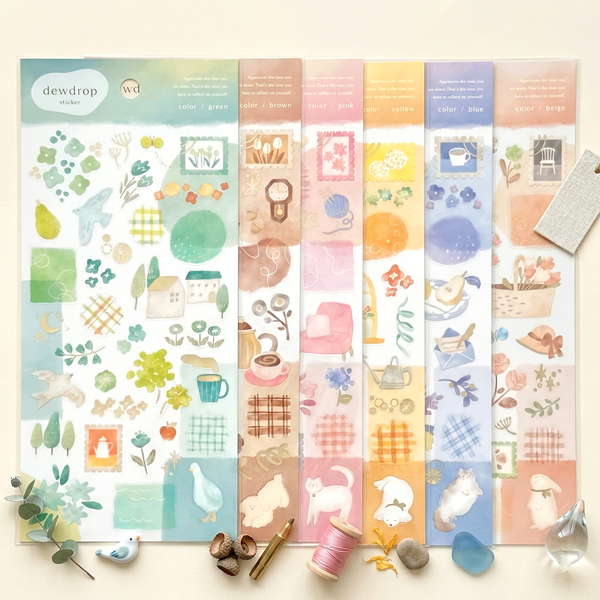 Mind Wave Dew Drop Stickers