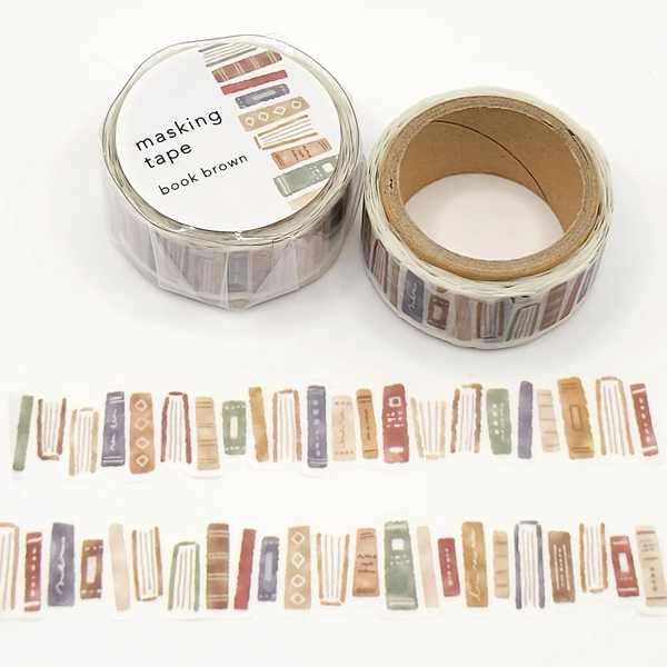 Mind Wave Die-Cut Masking Tape - Books