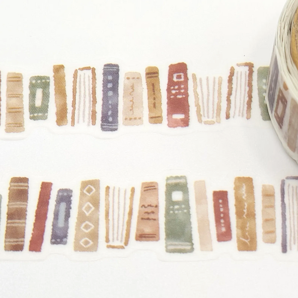 Mind Wave Die-Cut Masking Tape - Books