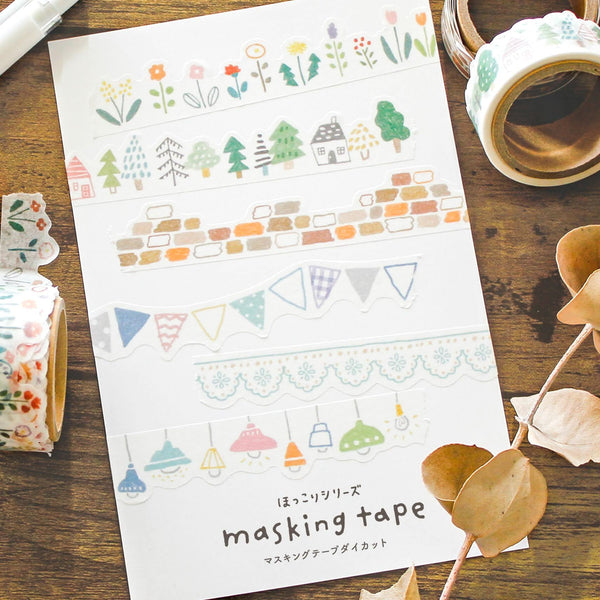Mind Wave Die-Cut Masking Tape - Forest