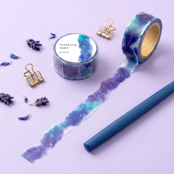 Mind Wave Die-Cut Masking Tape - Limited Edition - Yozora