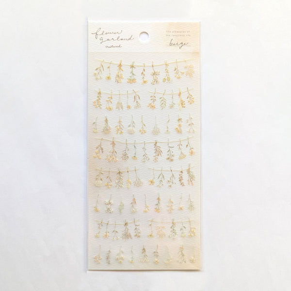 Mind Wave Flower Garland Stickers