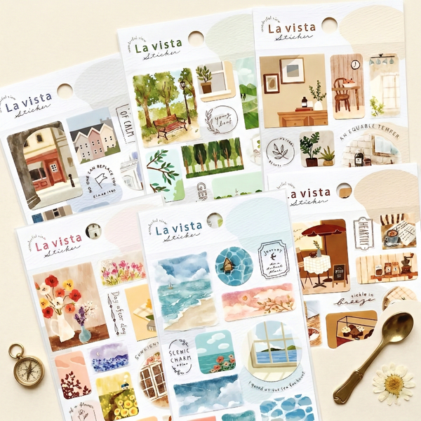 Mind Wave La Vista Stickers