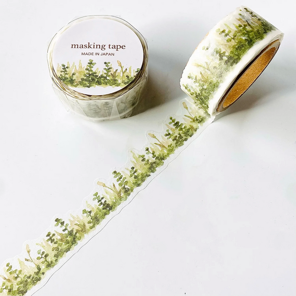 Mind Wave Palette Series Die-Cut Masking Tape - Wild Plants