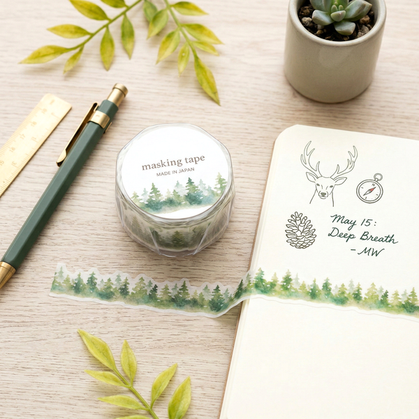 Mind Wave Palette Series Masking Tape - Forest
