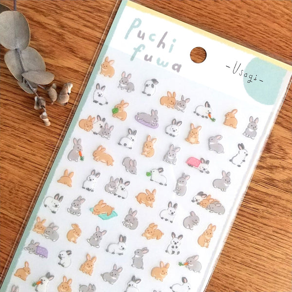 Mind Wave Puchi Fuwa Animal Stickers