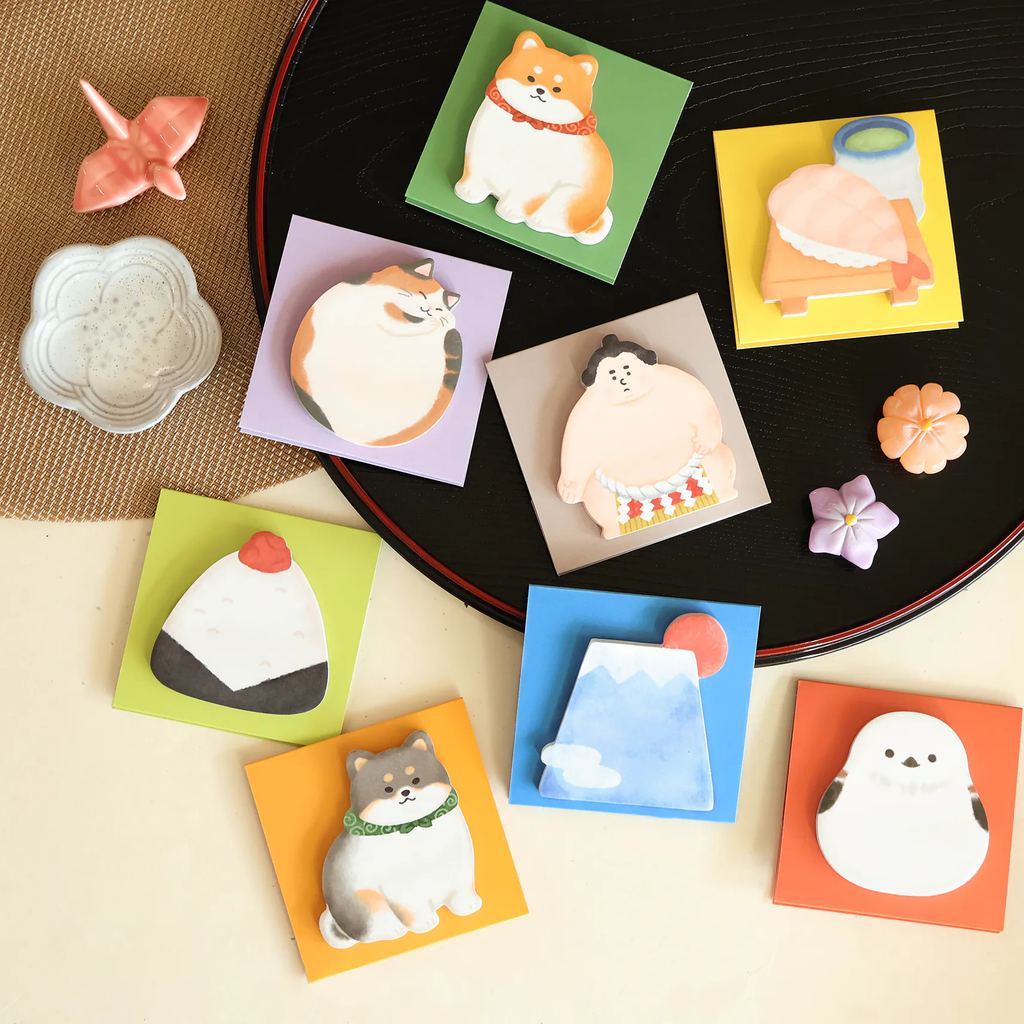 Mind Wave Stand Sticky Notes - Japan | Kawaii Pen Shop