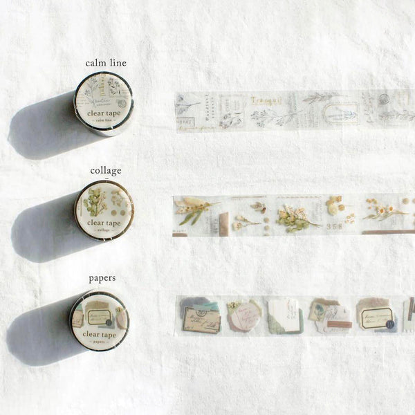 Mind Wave Vintage Clear Masking Tape - Papers