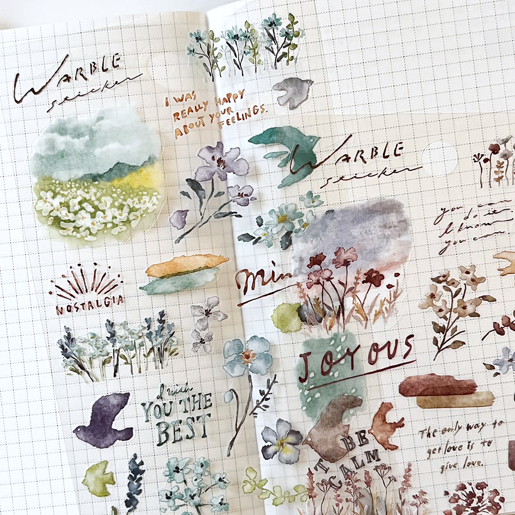 Mind Wave Warble Stickers | Kawaii Pen Shop Mind Wave Warble Stickers | Kawaii Pen Shop