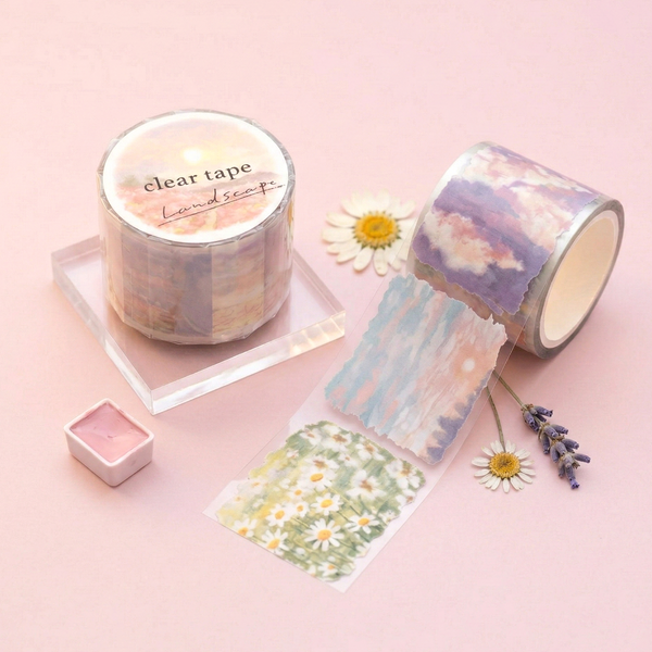 Mind Wave Wide Clear Tape - Landscape - Sunset
