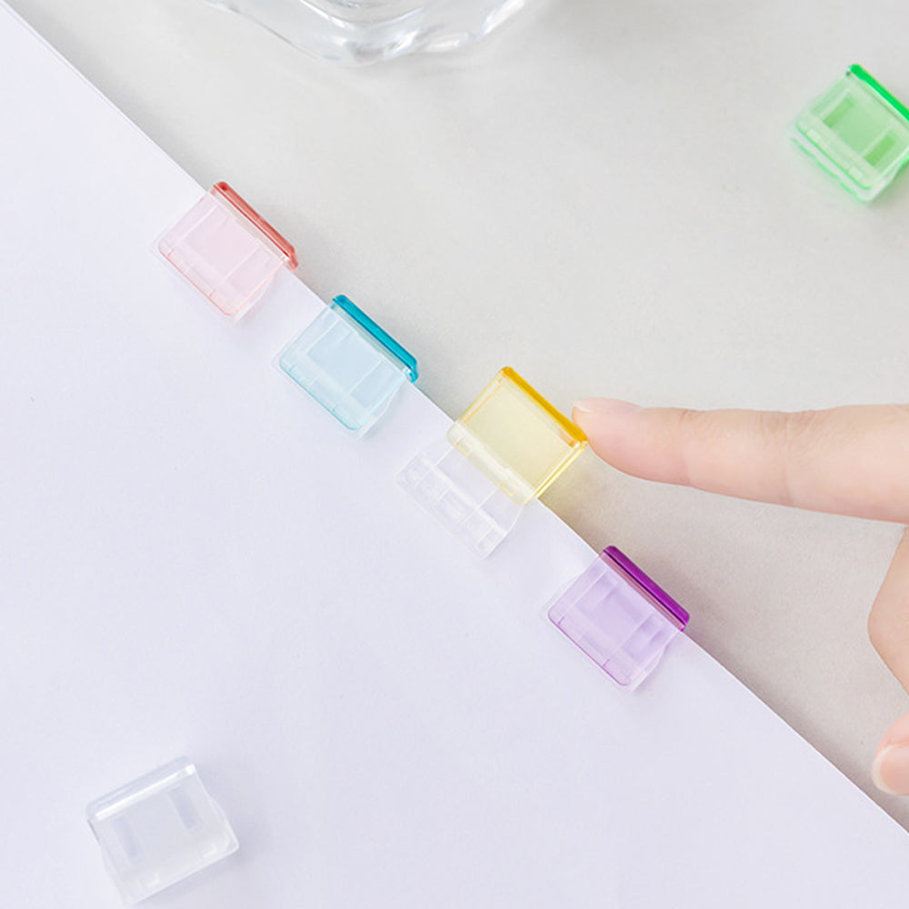 Colorful Mini Clips Mini Colorful Transparent Paper Clips - Set of 5 | Kawaii Pen Shop