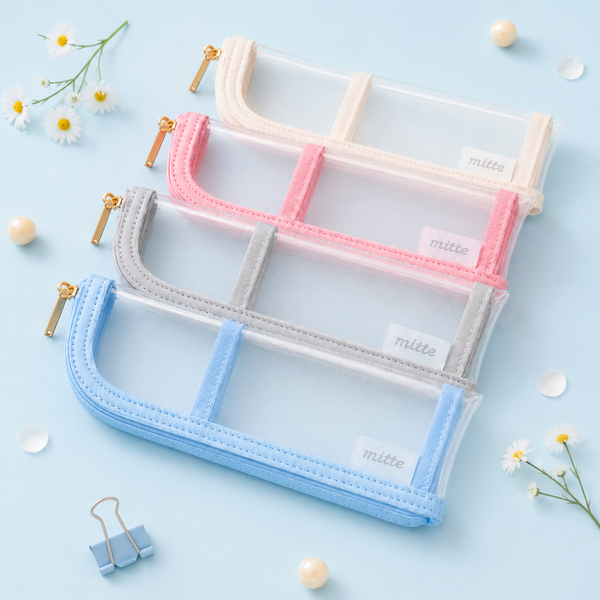 Sun-Star Mitte Clear Slim Pen Case
