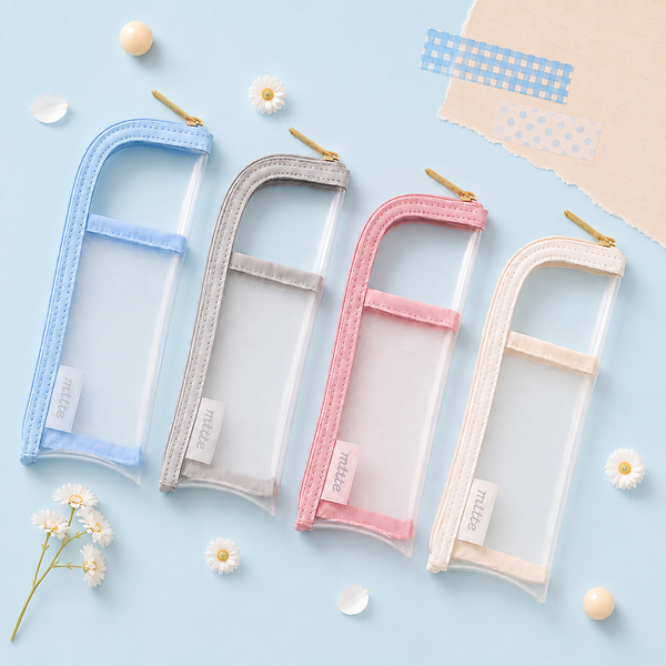 Sun-Star Mitte Clear Slim Pen Case