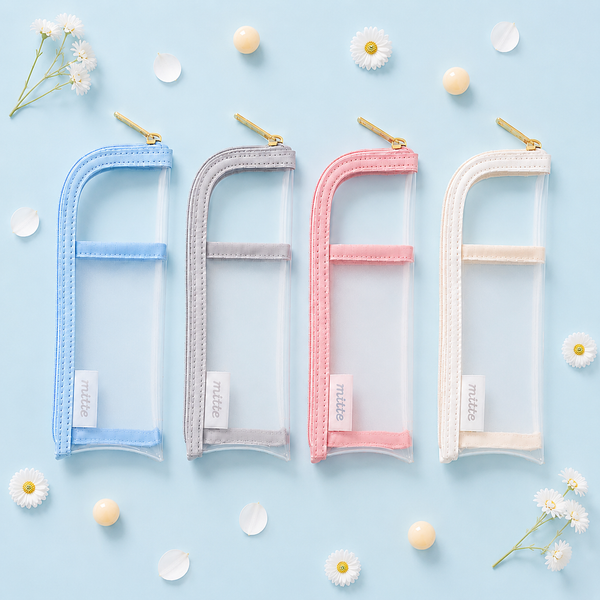 Sun-Star Mitte Clear Slim Pen Case