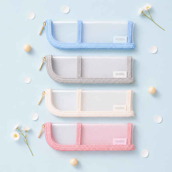 Sun-Star Mitte Clear Slim Pen Case