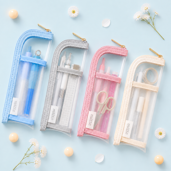 Sun-Star Mitte Clear Slim Pen Case