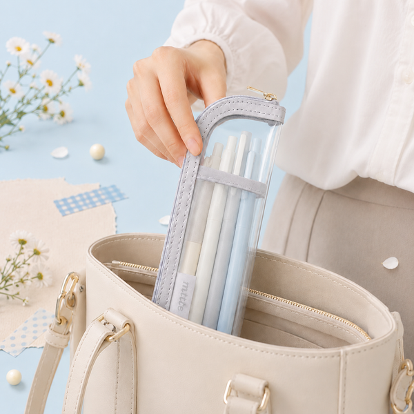 Sun-Star Mitte Clear Slim Pen Case