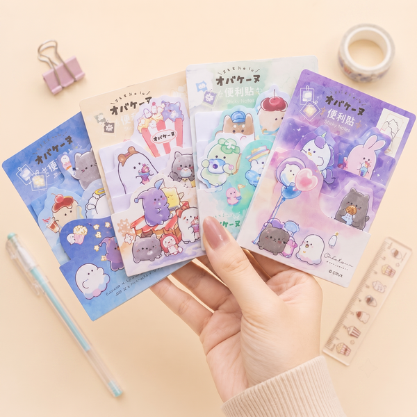 Mochi Ghost Layered Sticky Notes