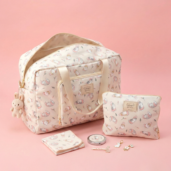 Mofusand x Evoj Large Expandable Travel Bag