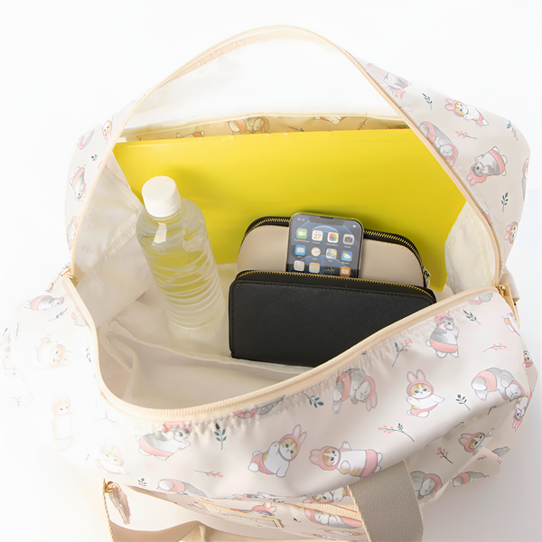 Mofusand x Evoj Large Expandable Travel Bag