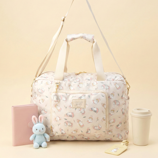 Mofusand x Evoj Large Expandable Travel Bag