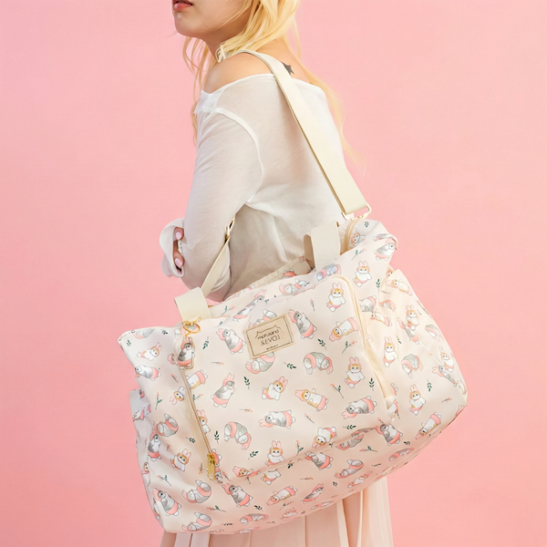 Mofusand x Evoj Large Expandable Travel Bag