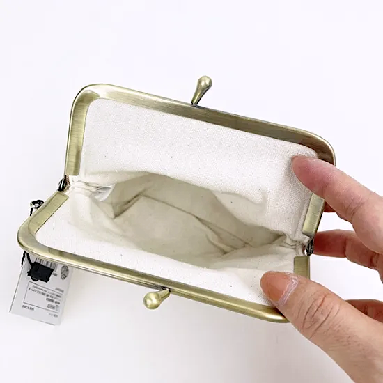 Mofusand Kiss-Lock Purse - Beige