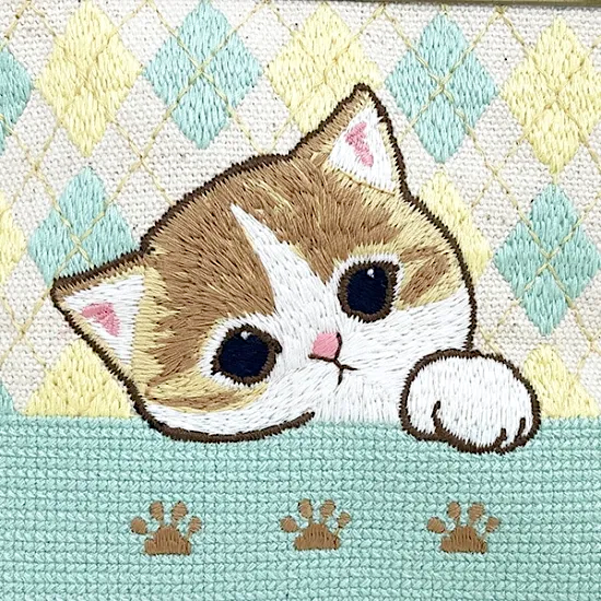 Mofusand Kiss-Lock Purse - Mint