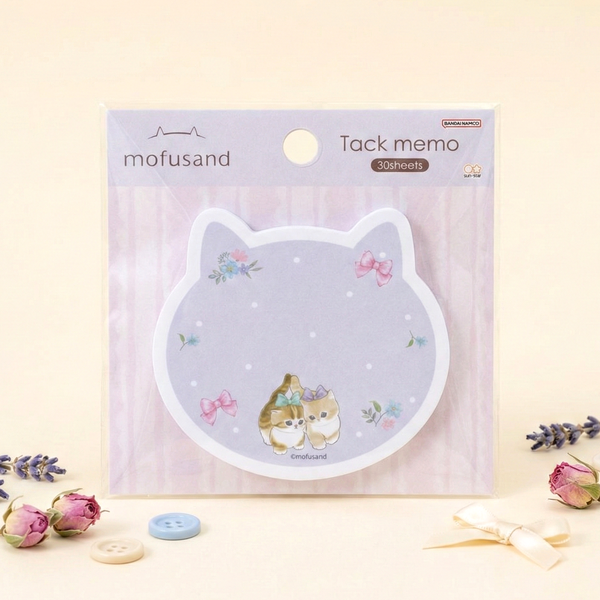 Mofusand Kitty Ribbon Sticky Notes - Limited Spring Edition