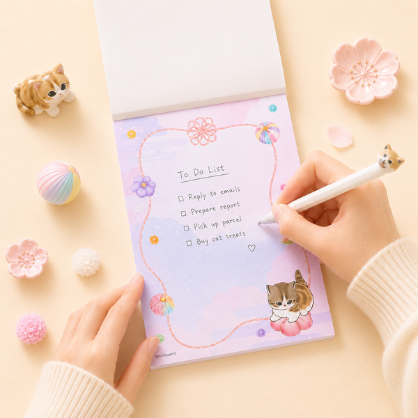 Mofusand Large Wagashi Memo Pad
