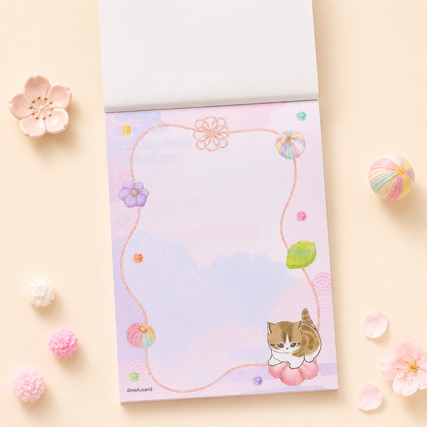Mofusand Large Wagashi Memo Pad