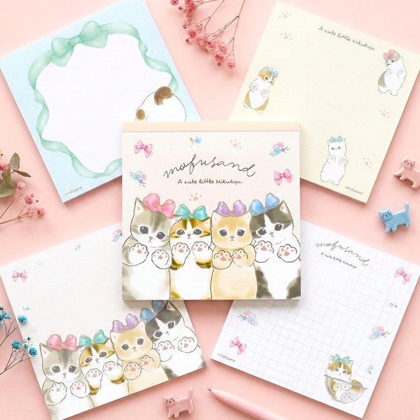 Mofusand Paw Paw Memo Pad - Limited Spring Edition