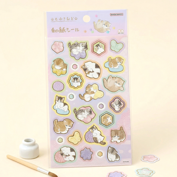 Mofusand Sakura Cloud Stickers - Limited Spring Edition