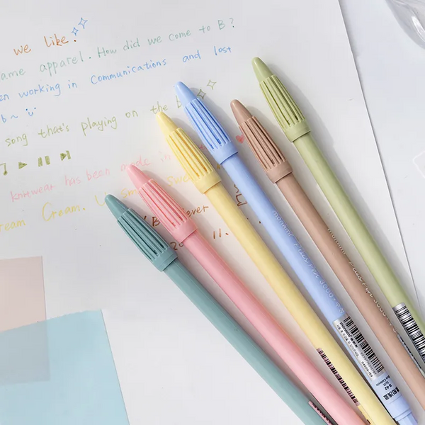 Monami Sign Pens - Cream Colors - Set of 6