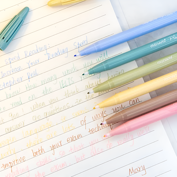 Monami Sign Pens - Cream Colors - Set of 6