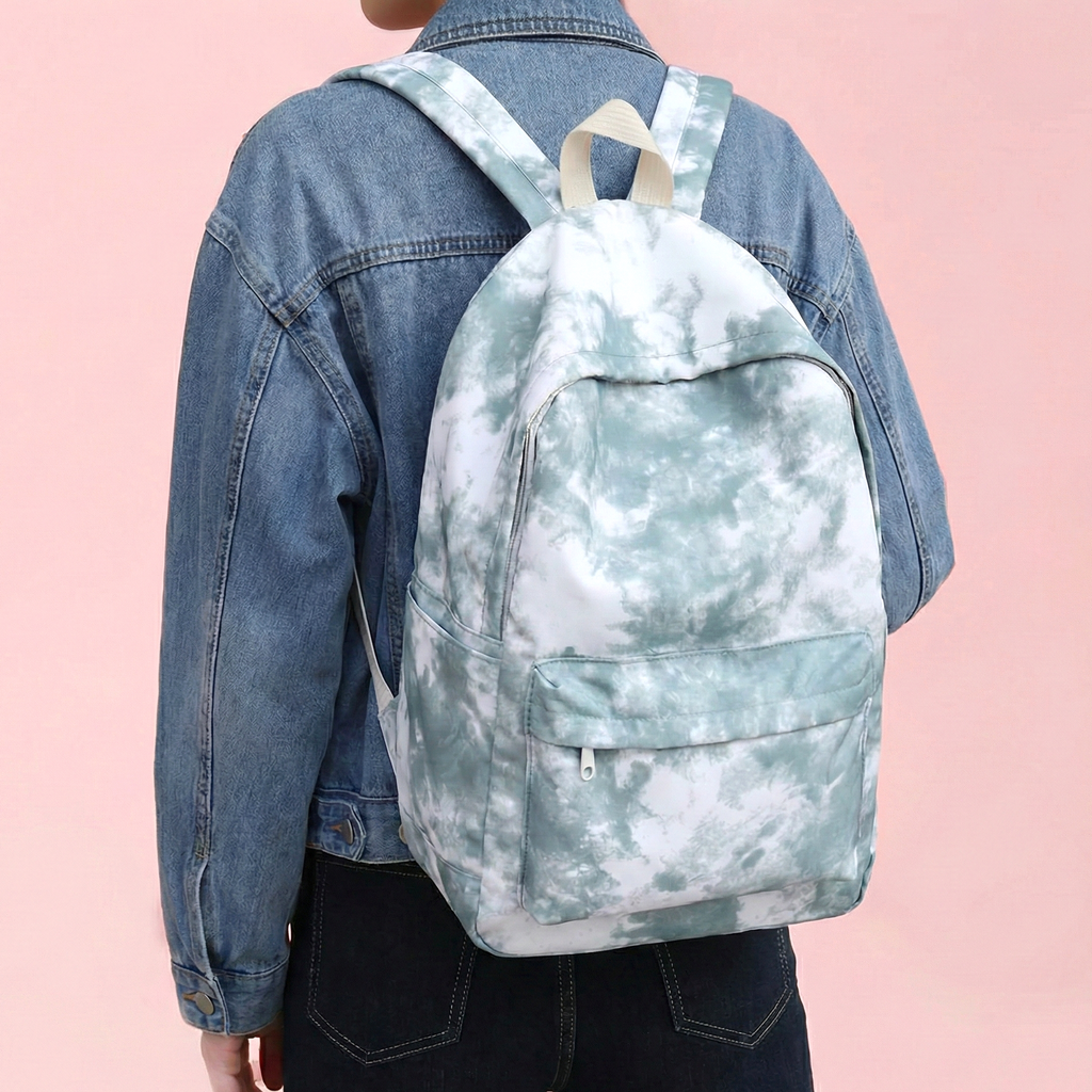 Unicolor Tie-Dye Backpack (4 Colors)